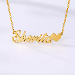 Name Heart Necklace