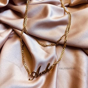 Double Chain Name Necklace