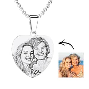 Heart  Photo Personalized Necklace