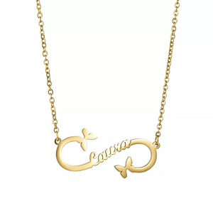 Butterfly infinity Necklace
