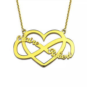 Heart & Infinity Necklace